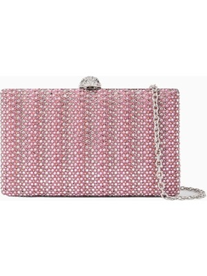 Kurt Geiger Crystal Kensington Taşlı Lüks Tasarım Kadın Clutch Çanta