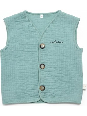 Miela Kids Funny Dog Kapitone Yelek Mint