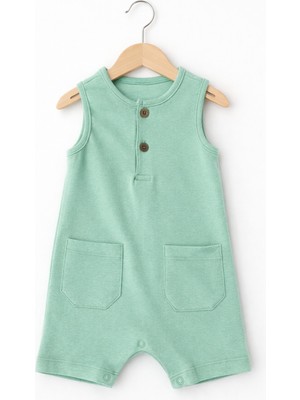 For My Baby Yazlık Cepli Bebek Tulum