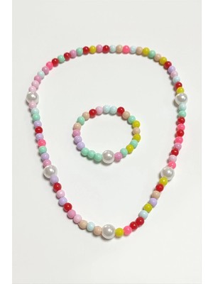 Lowell Home Ieg Inci Boncuk Çocuk Set Kolye LWLBJT-RSIEG327