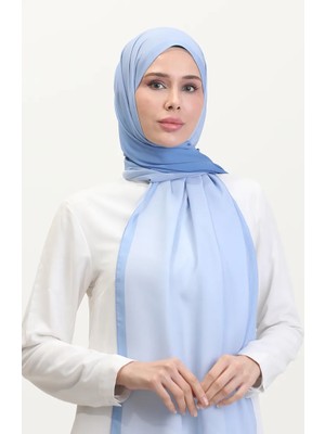 Dijital Şifon Şal 70262-11 Indigo