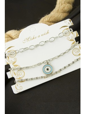 Hobilinka Nazar Zincir Bileklik 3 Adet