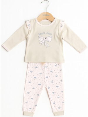 Cocopoco Fiyonk Detaylı Kız Bebek 2'li Takım