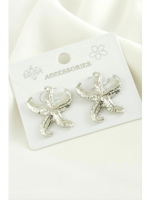 Nuveden Ieg™ Deniz Yıldızı Trend Metal Küpe