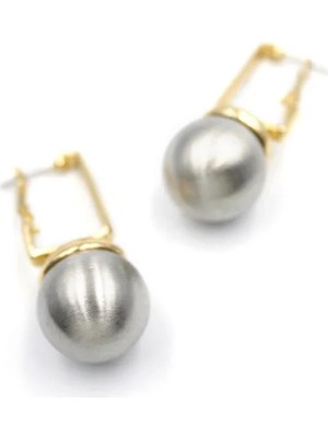 Top Küpe - Gümüş