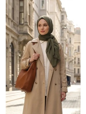 Candyy Soft Eşarp 19097-26 Koyu Haki