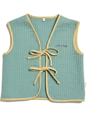 Miela Kids Cherry Kapitone Yelek Mint