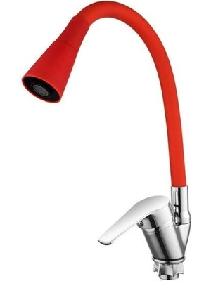 Balkan Grup Oynar Başlıklı Çelik Spiral Üzeri Silikon Kaplama Musluk Başlığı Kobra Fonksiyonlu Muslu