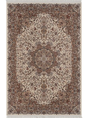 Royal Halı Jasmin IJ04C Akrilik Yumuşak Dokulu Etnik ve Geleneksel Motifli Üst Kalite Kalın Halı