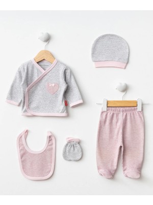 Cocopoco Çizgili Kum Desenli 5'li Hastane Çıkışı