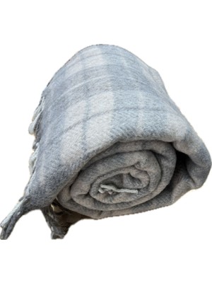 Özyün Merinos Kuzu Yünü %100 Doğal Yün Tek Kişilik Battaniye