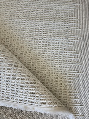 Badelya Home Monaco 0220 Krem Iskandinav Sisal Bukle Yumuşak Özel Ölçü Salon Koridor Mutfak Halısı Yolluk