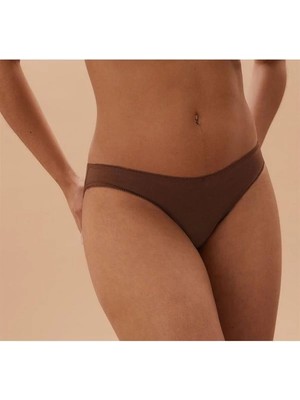 Hobilinka Berrak Kadın Full Licra Düz Bikini Külot 2056