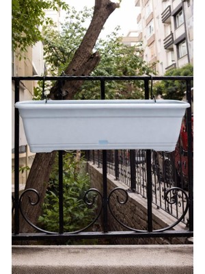Abnturk 50 × 15 Balkon Saksı'sı