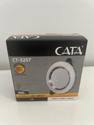 Cata Zebra LED Spot (CT5257) Üç Renk (6400K 4000K 3200K )