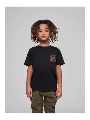 Çocuk Unisex Baskılı T-Shirt - Siyah