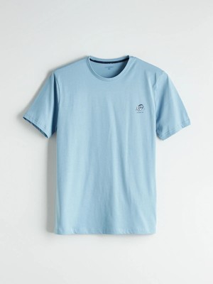 Lc Waikiki Yeni Sezon Bisiklet Yaka Uzun Kollu Erkek Pijama Üst