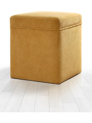 Lorence Home Mosvile Sandıklı Puf Hardal