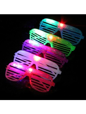 Balkan Grup LED Işıklı Renkli Panjur Gözlük 12 Adet