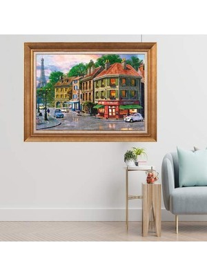 Giyense Altın Çerçeveli Dekoratif Paspartulu Tablo A1164