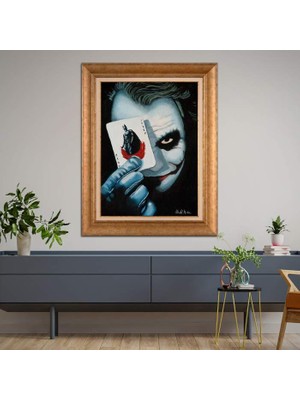 Giyense Altın Çerçeveli Dekoratif Paspartulu Tablo A928