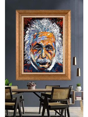 Giyense Altın Çerçeveli Dekoratif Paspartulu Tablo A673