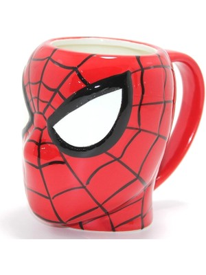 3D Spiderman Tasarımı Porselen Kupa Bardak ALK4568 - Lisinya