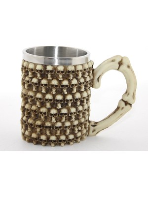 Paslanmaz Çelik Kurukafa Kupa Bardak ALK2595 - Lisinya