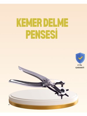 Profesyonel Deri Delme Pensesi Döner Başlıklı Kemer Delici 6 Fonksiyonlu - Lisinya