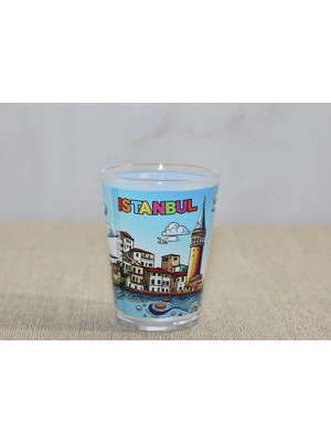 Istanbul Temalı Cam Shot Bardak ALK4358 - Lisinya