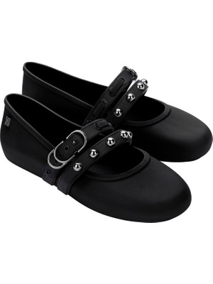 Melissa Soft Ballerina Studs Ad Kız Çocuk - Kadın Babet Siyah 37049