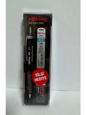 Lisinya Okul Seti 0.7 mm Bordo Versatil Uçlu Kalem-Silgi-Uç