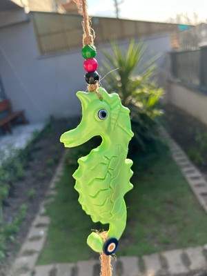 Deniz Kabuklu Deniz Atı Balkon & Bahçe Sarkacı