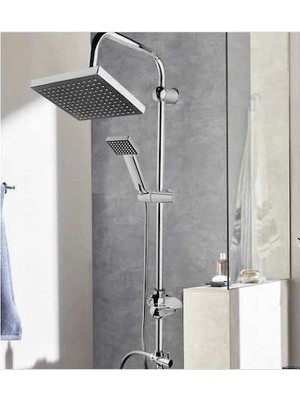 Rain Duş Robotu Tepe Duş Seti Duş Başlığı Sistemi Seti Yağmurlama Duş Robotu Fonksiyonel Duş Robotu  ( Lisinya )