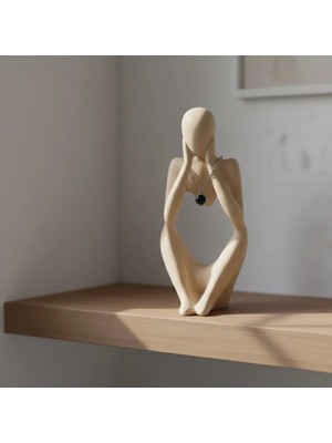 Fiyera Home Beton Dekoratif Figür Biblo