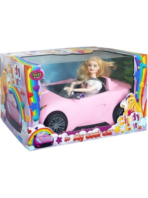 Kuzgun Ticaret 02612 - Cındy Car Bebekli Araba (Lisinya)
