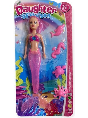 Kuzgun Ticaret Aksesuarlı Deniz Kızı - 189-6 - Pembe (Lisinya)