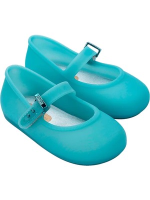Mini Melissa Soft Ballerina bb Kız Çocuk Babet Turkuaz 36240