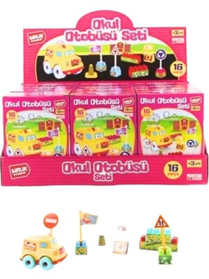 Kuzgun Ticaret LEGO Okul Otobüsü Seti 16 Parça - URT-10-3597 (Lisinya)