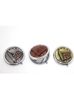Kuzgun Ticaret Metal Istanbul Temalı Yöresel Kabartmalı El Aynası 2ALK111 - Lisinya
