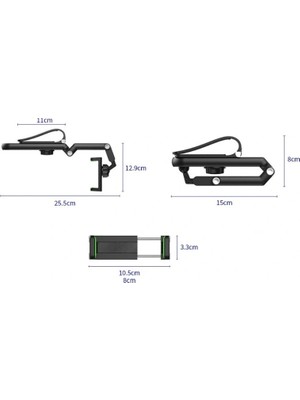 Balkan Grup 1080° Dönebilen Çok Fonksiyonlu Telefon Tutucu