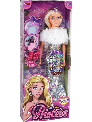 Kuzgun Ticaret 66772/66773 - Renk Değiştiren Parlak Elbiseli Bebe (Lisinya)