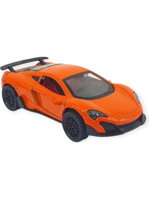 Kuzgun Ticaret Çek Bırak Araba Metal - 3661C- Turuncu (Lisinya)