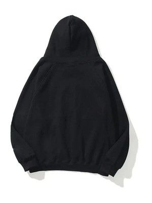 Pileli Store Kadın 3 Iplik Pamuklu Kapşonlu Sweetshirt - Siyah