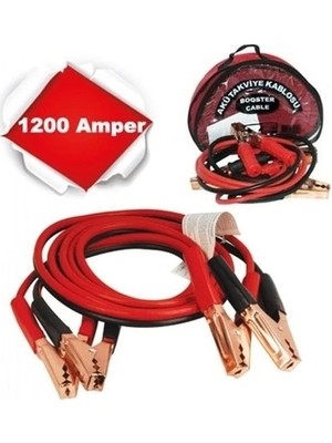Kuzgun Ticaret Akü Takviye Kablosu 1200 Amper (Taşıma Çantalı) ( Lisinya )