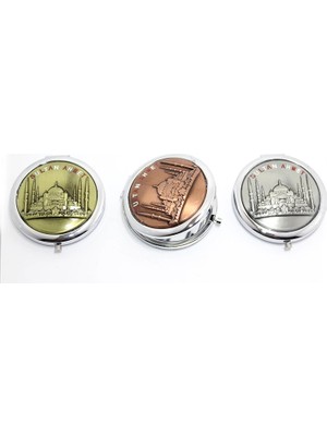 Kuzgun Ticaret Metal Istanbul Temalı Yöresel Kabartmalı El Aynası 2ALK112 - Lisinya