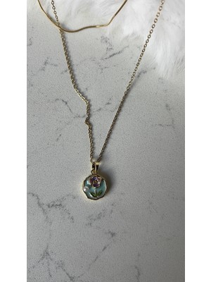 Stelle Jewelry Inci Çiçek Kolye