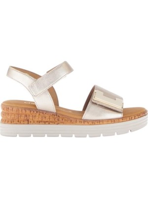 Gabor Geniş (G) Kalıp Kadın Cırtlı Dolgu Topuk Sandalet 82.700