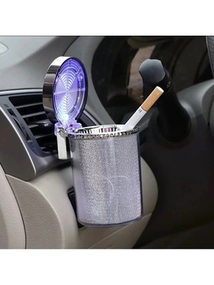 Balkan Grup Araç Içi Oto Kokusuz Küllük Rgb Işıklı Kapaklı