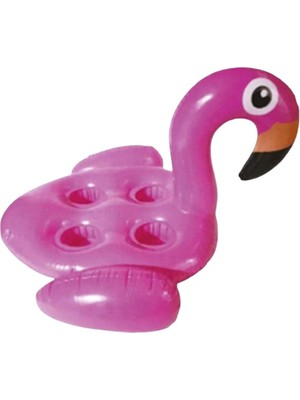 Kuzgun Ticaret Flamingo Şekilli 4'lü Bardaklık - 1909044 (Lisinya)